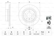 0986479218 BOSCH - TARCZA HAM. TYLNA 118D/120 