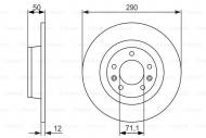 0986479311 BOSCH - TARCZA HAM. 