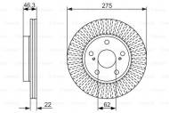 0986479341 BOSCH - TARCZA HAM. 