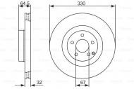 0986479415 BOSCH - TARCZA HAM. 