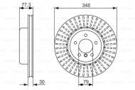 0986479584 BOSCH - TARCZA HAM. 