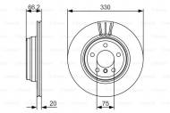 0986479622 BOSCH - TARCZA HAM. 