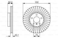 0986479624 BOSCH - TARCZA HAM. 