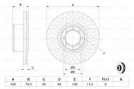 0986479640 BOSCH - TARCZA HAM. 