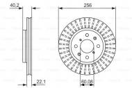 0986479788 BOSCH - TARCZA HAM. SUZUKI SWIFT 10- 