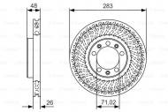 0986479C33 BOSCH - TARCZA HAM. 