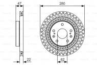 0986479C40 BOSCH - TARCZA HAM. 