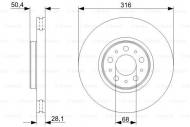 0986479C85 BOSCH - TARCZA HAM. 