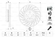 0986479E10 BOSCH - Tarcza hamulcowa (370x30mm) BMW 1 F20,F21  12- przód