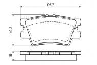 0986494154 BOSCH - KLOCKI HAM. TYLNE TOYOTA RAV 4 III 06- 