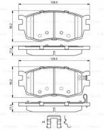 0986494617 BOSCH - KLOCKI HAM. + AKCESORIA 