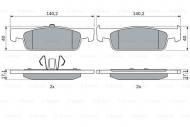 0986494661 BOSCH - KLOCKI HAM. DACIA/RENAULT SANDERO/C LIO IV PRZÓD