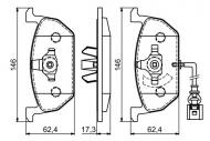 0986494721 BOSCH - KLOCKI HAM. 