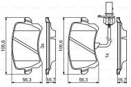 0986494814 BOSCH - KLOCKI HAMULCOWE AUDI RSQ3 QUATTRO 