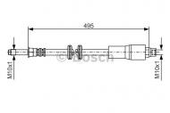 1987481005 BOSCH - PRZEWOD HAM. ELAST. 