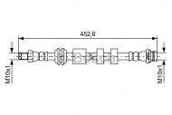 1987481741 BOSCH - PRZEWÓD HAMULCOWY ELAST. 