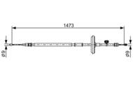 1987482505 BOSCH - LINKA HAMULCOWA 