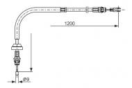 1987482878 BOSCH - LINKA HAMULCOWA 