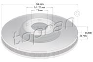 502238755 TOPRAN - BRAKE DISC 