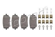 624512755 TOPRAN - BRAKE PAD SET 