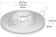 722598755 TOPRAN - TARCZA HAM. PSA, FIAT 