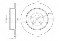 800-1092C CIFAM - Tarcza hamulcowa (290x12,5m)  CHRYSLER VOYAGER III (RG) 02/00- - JEEP CHEROKE