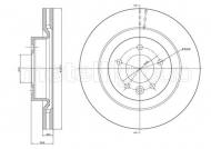 800-1218C CIFAM - Tarcza hamulcowa (337,6x30,1mm) LAND ROVER RANGE ROVER SPORT 02/05-  DISCOVER