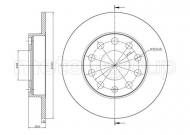 800-748C CIFAM - Tarcza hamulcowa (245x10mm)  AUDI A4 Avant (8E5, B6) 09/01-12/04  A4 (8E2, B6