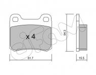 822-092-1 CIFAM - Zestaw klocków, hamulec tarczowy (PFK195,PFK204)  Mercedes C-KLASSE (W202) 03/93-05/00  Sedan