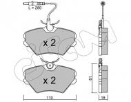 822-106-0 CIFAM - Zestaw klocków, hamulec tarczowy RENAULT LAGUNA (B56_, 556_) 11/93-03/95