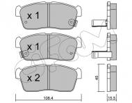 822-415-0 CIFAM - Zestaw klocków, hamulec tarczowy SUZUKI IGNIS (FH) 10/00-09/03