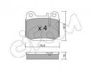 822-564-0 CIFAM - Zestaw klocków, hamulec tarczowy Mercedes M-KLASSE (W163) 02/98-06/05