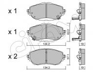 822-998-0 CIFAM - Zestaw klocków, hamulec tarczowy układ hamulcowy Bosch