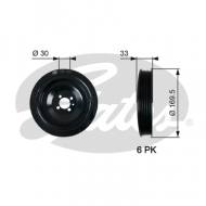 TVD1131 GATES - TVD1131 DA TORS VIBR. DAMPER 