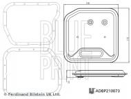 ADBP210073 BLUEPRINT - FILTR AUTOMATYCZNEJ SKB VW AUDI 