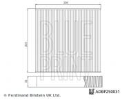 ADBP250031 BLUEPRINT - FILTR KABINY 