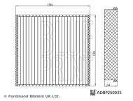 ADBP250035 BLUEPRINT - FILTR KABINY 