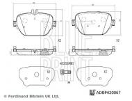 ADBP420067 BLUEPRINT - KLOCKI HAMULC. MERCEDES BLUE PRINT 