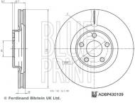 ADBP430109 BLUEPRINT - TARCZA HAMULC. FORD S-MAX 15- PRZÓD BLUE PRINT