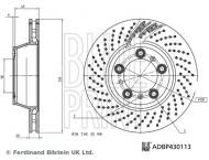 ADBP430113 BLUEPRINT - TARCZA HAMULC. PORSCHE 911 (996) 02-05 LT BLUE PRINT