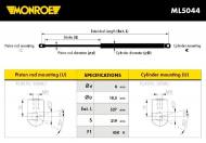 21207 FA - AMORTYZATOR POKR.BAGAŻNIKA H/B FAVORIT LMAX=527 SKOK=219 F1=