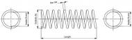 SP3342 MONROE - SPRĘŻYNA PRZÓD SKODA FELICJA 