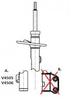 V4505 MONROE - AMORTYZATOR VW T5 PRZÓD 
