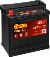 CB451 CENTRA - AKUMULATOR CENTRA PLUS L+ 45AH/330A WASK