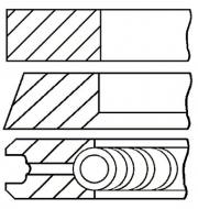 08-501500-00 GOETZE - PIERŚCIENIE TŁOKOWE VW ŚR.81 2.5 td 89=>