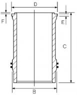 14-374990-00 GOETZE - TULEJA CYLINDRA 