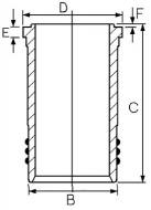 14-450880-00 GOETZE - TULEJA CYLINDRA 