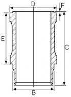 14-615230-00 GOETZE - TULEJA CYLINDRA 