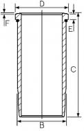 15-457600-00 GOETZE - TULEJA CYLINDRA 