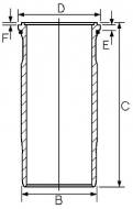 15-459340-00 GOETZE - TULEJA CYLINDRA 